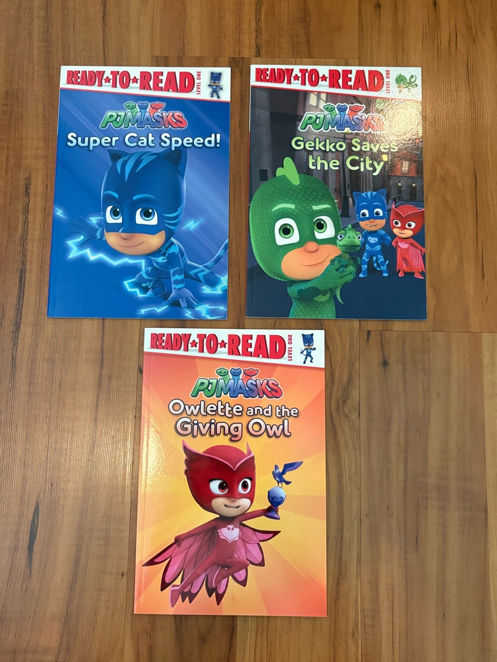 PJ Masks Ready To Read Level One Books - Set of 3